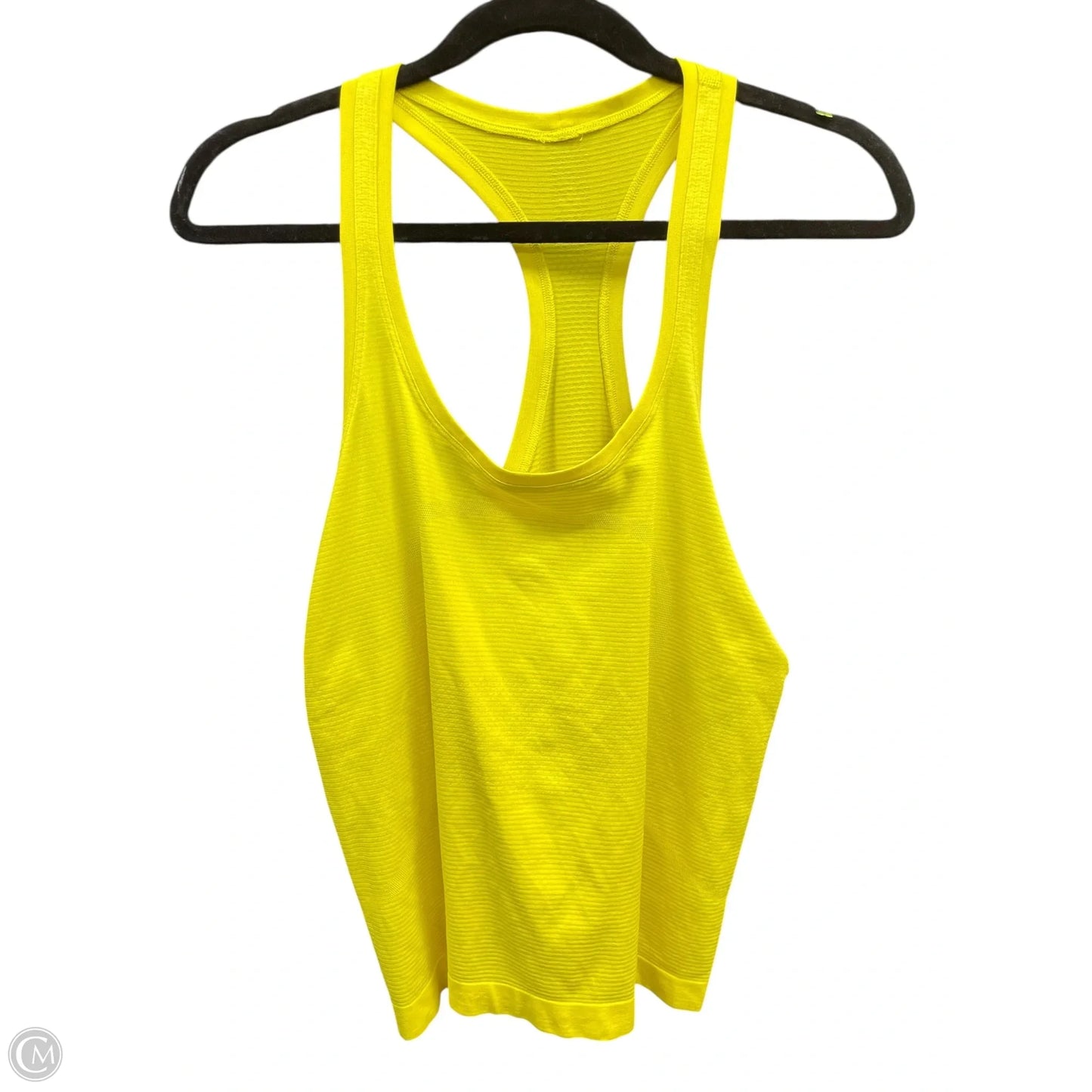 Athletic Tank Top By Lululemon In Yellow, Size: Xs