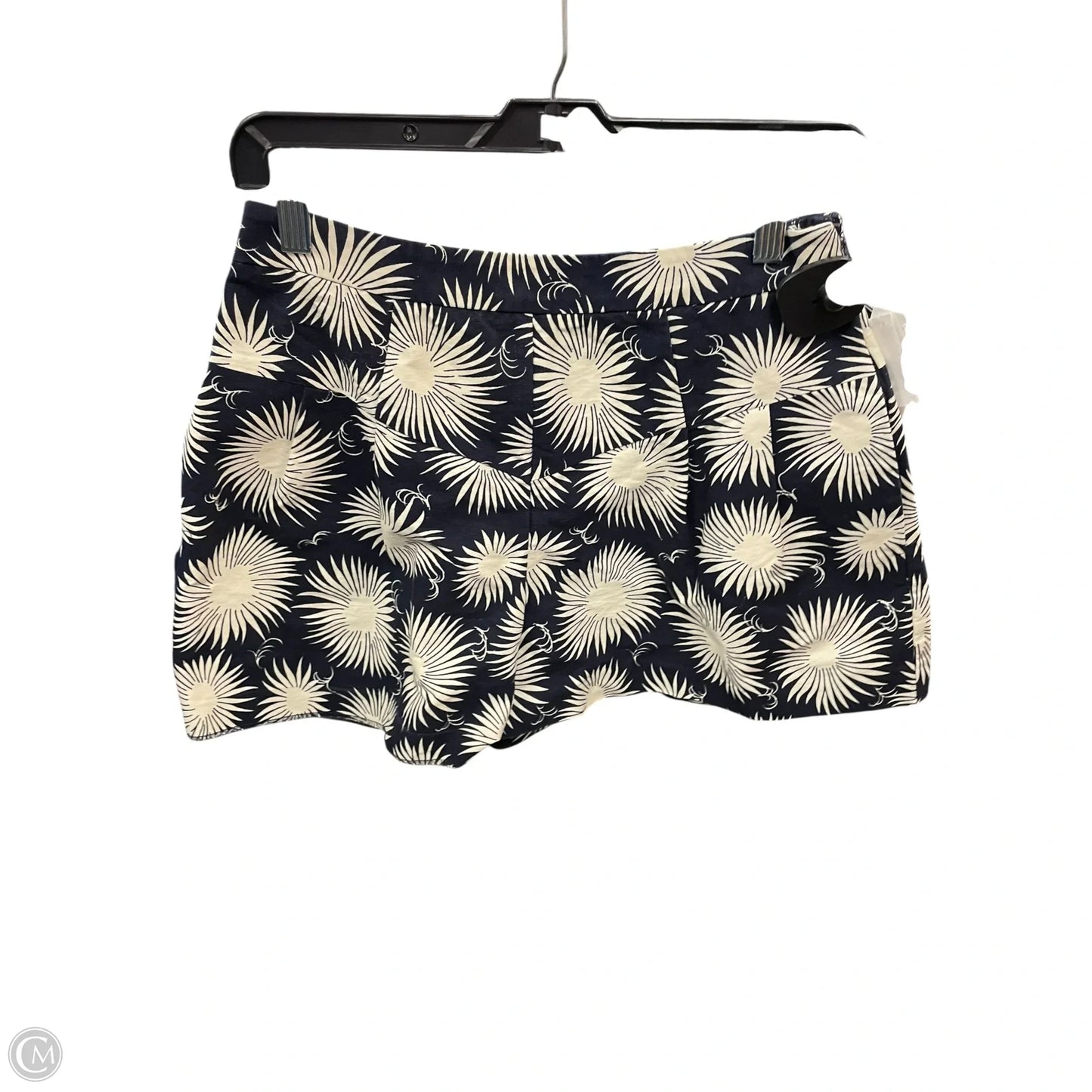 Shorts Designer By Milly In Blue & White, Size: 6