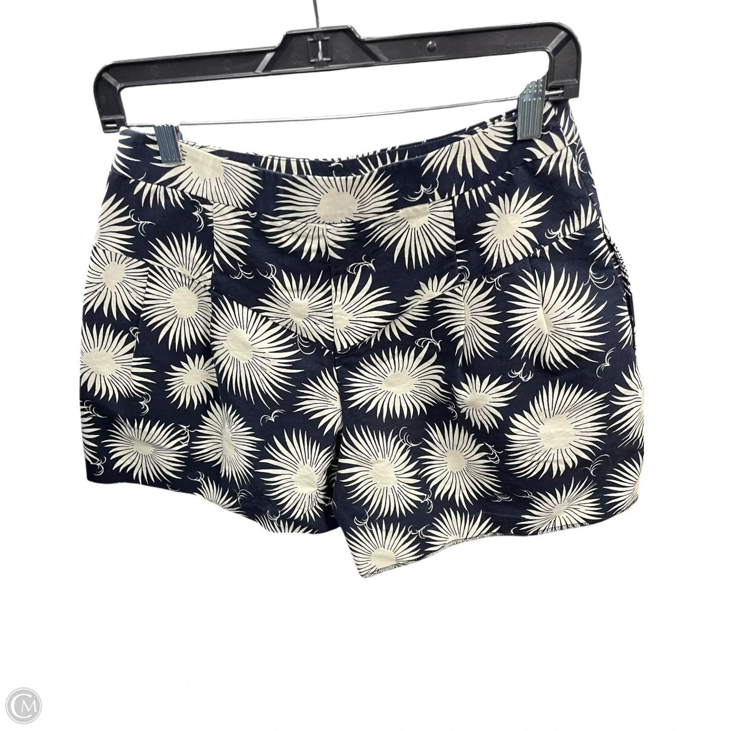 Shorts Designer By Milly In Blue & White, Size: 6