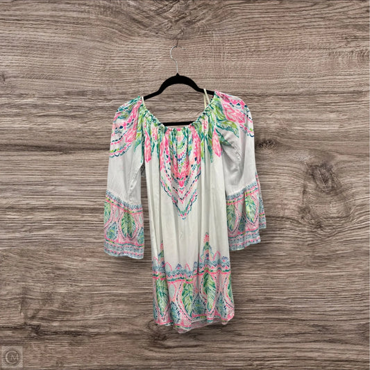 Dress Designer By Lilly Pulitzer In Pink & White, Size: Xs