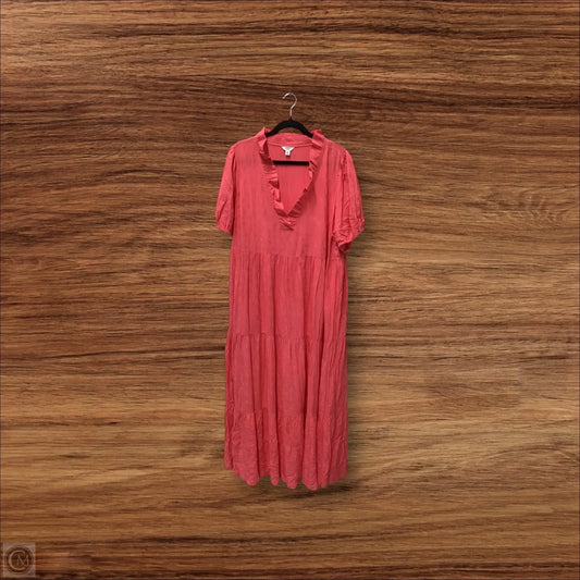 Dress Casual Maxi By Crown And Ivy In Coral, Size: 2x