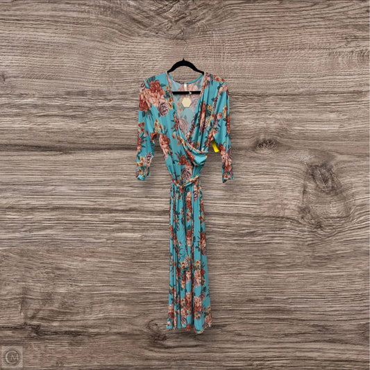 Dress Casual Maxi By Pink Blush In Blue & Pink, Size: 3x