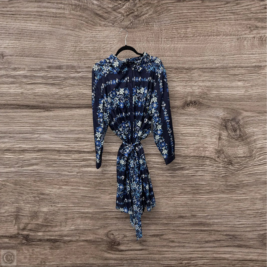 Dress Casual Maxi By Lane Bryant In Blue & White, Size: 1x