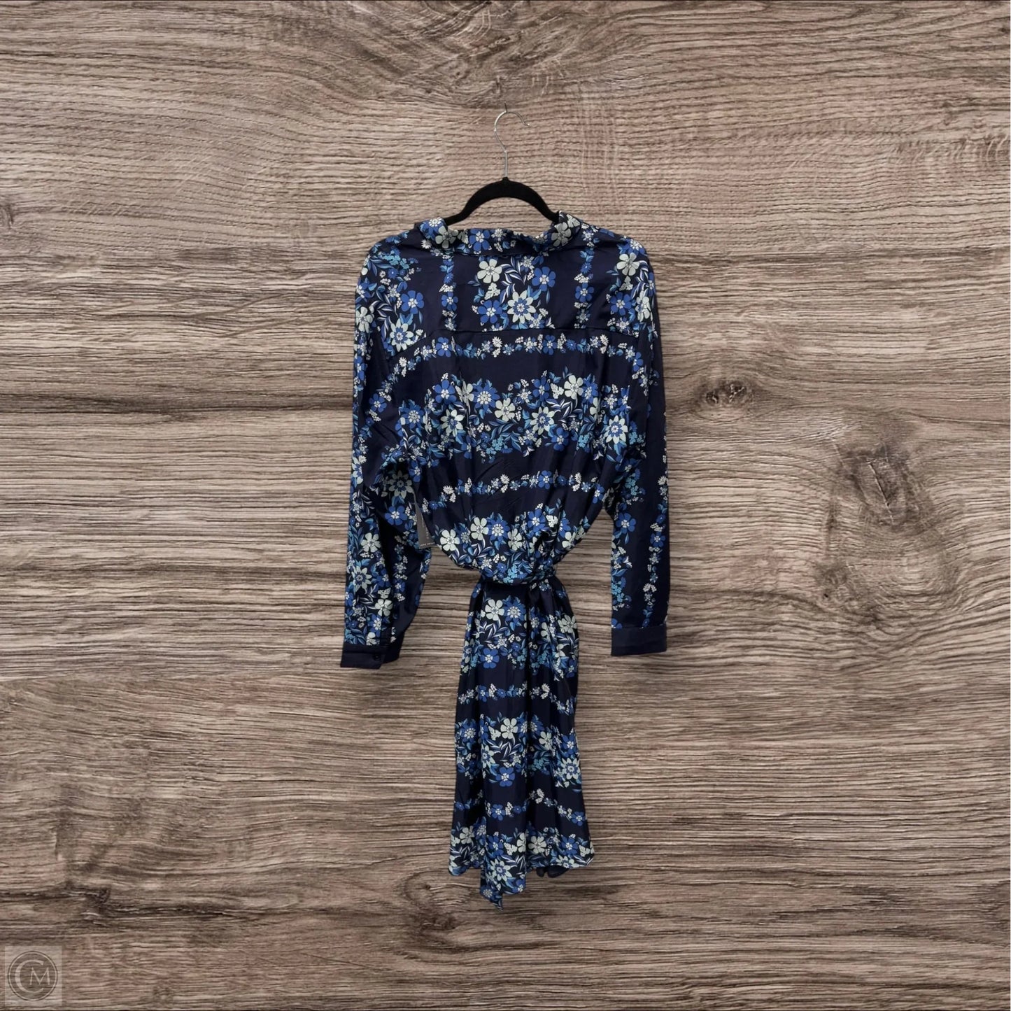 Dress Casual Maxi By Lane Bryant In Blue & White, Size: 1x