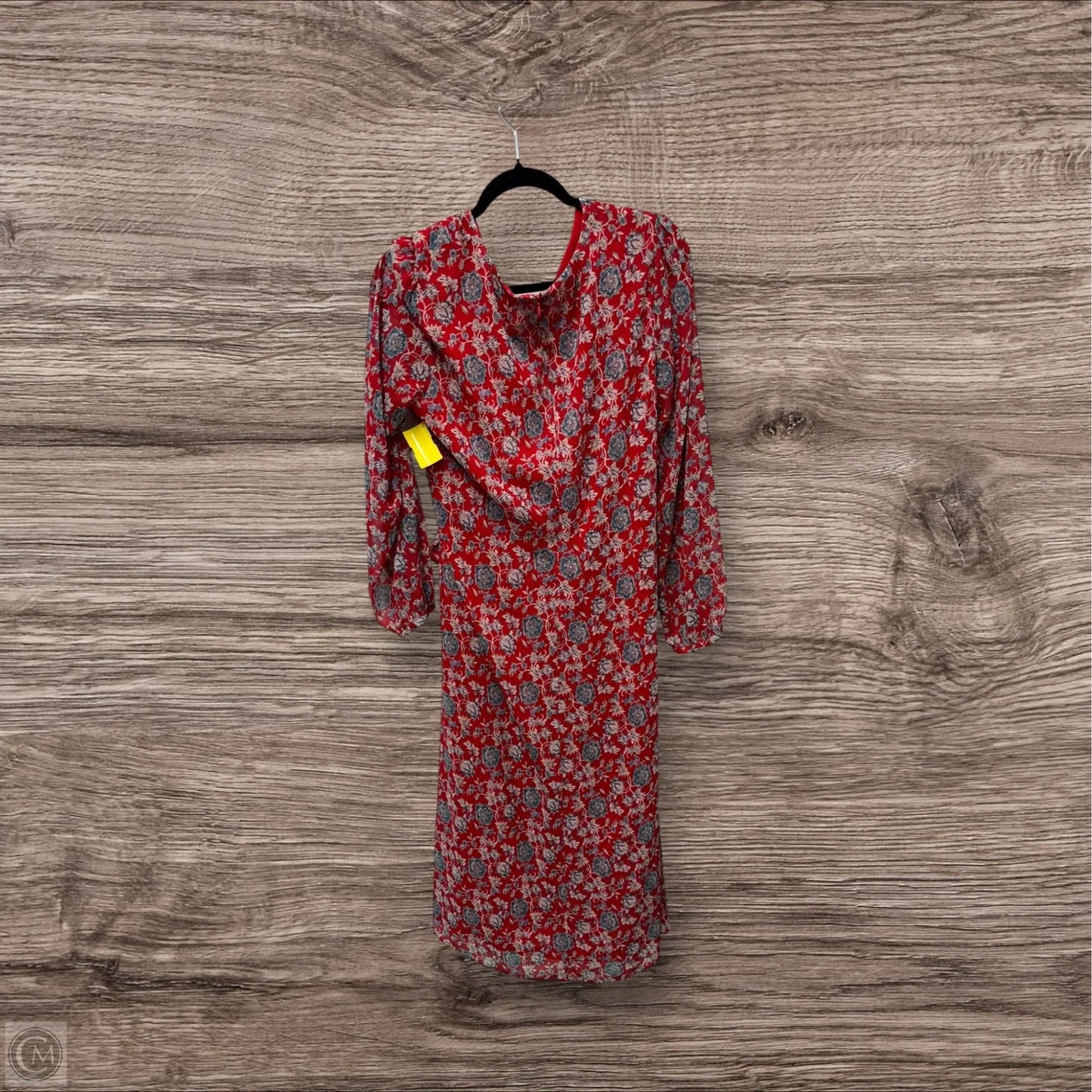 Dress Casual Maxi By Lauren By Ralph Lauren In Red & White, Size: 14