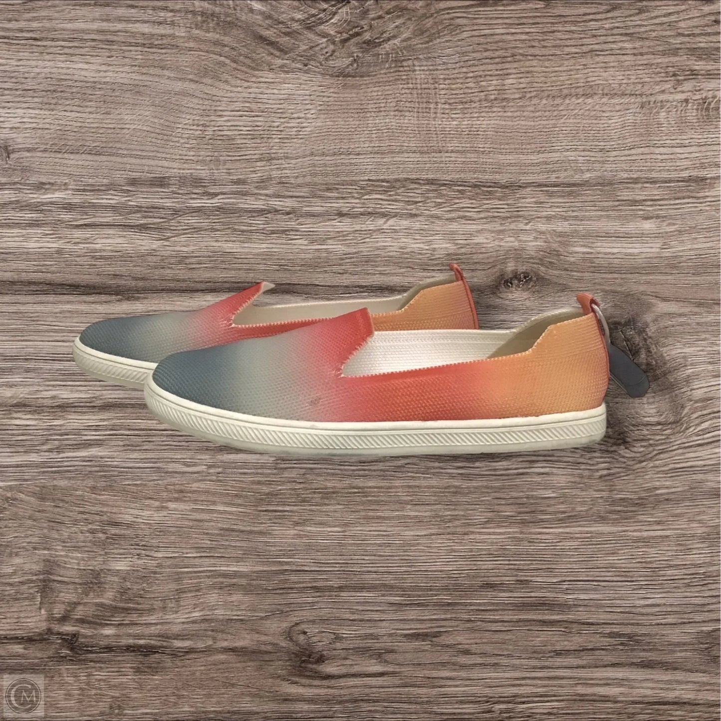 Shoes Sneakers By Vince Camuto In Green & Orange, Size: 5