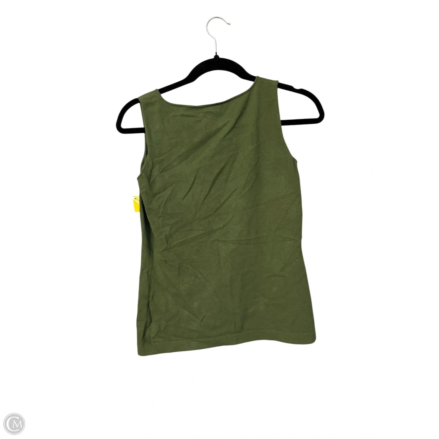 Top Sleeveless Designer By Lafayette 148 In Green, Size: S