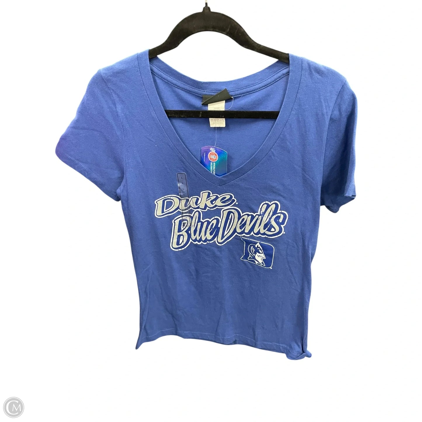 Top Short Sleeve Basic By Clothes Mentor In Blue, Size: L