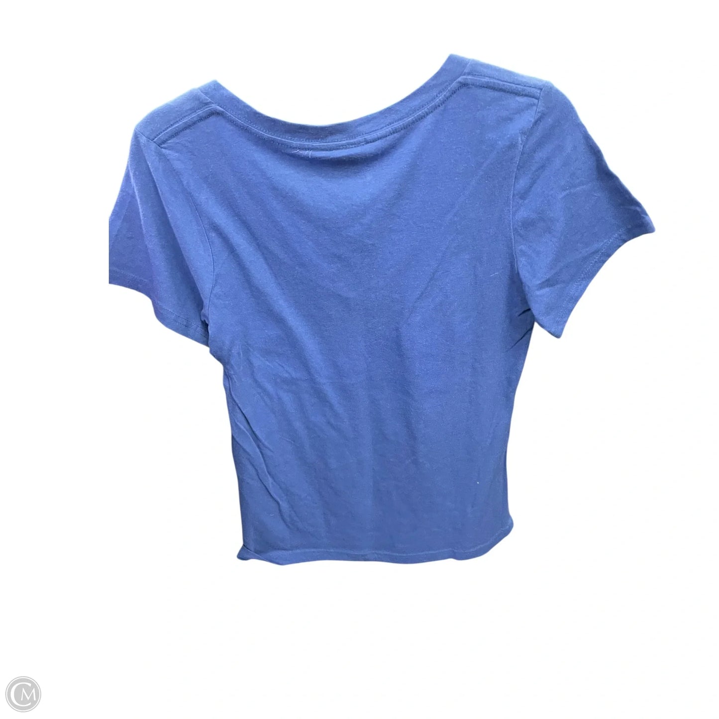 Top Short Sleeve Basic By Clothes Mentor In Blue, Size: L