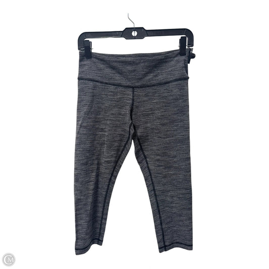 Athletic Leggings Capris By Lululemon In Grey, Size: 6