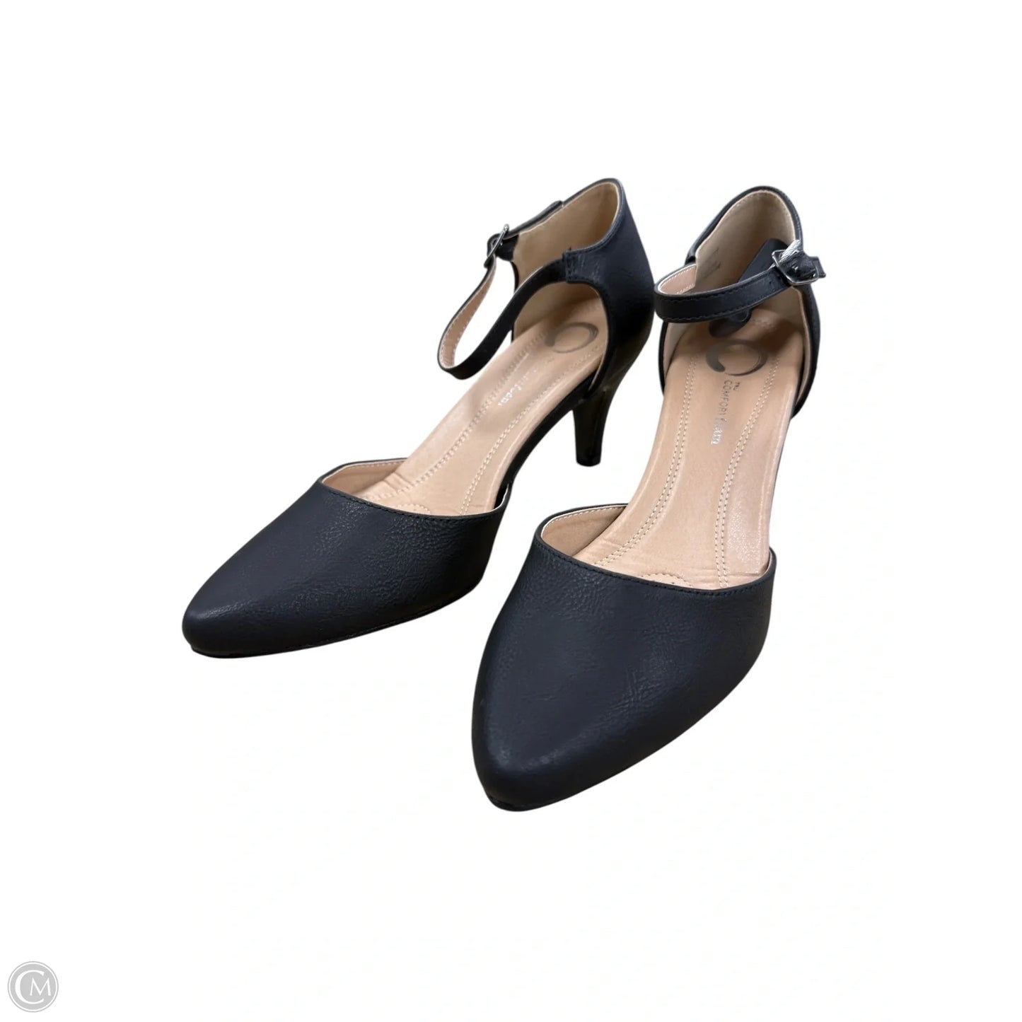 Shoes Heels Kitten By Cato In Black, Size: 8
