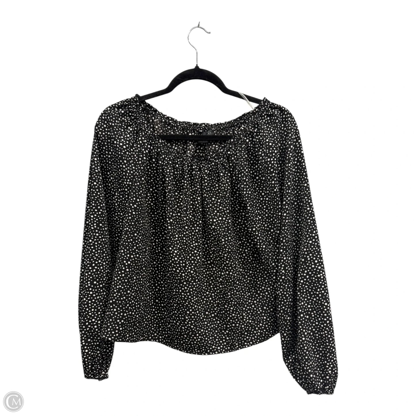 Blouse Long Sleeve By Sanctuary In Black & White, Size: Xs