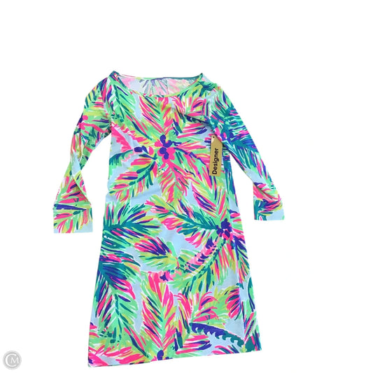 Dress Designer By Lilly Pulitzer In Green & Pink, Size: Xxs