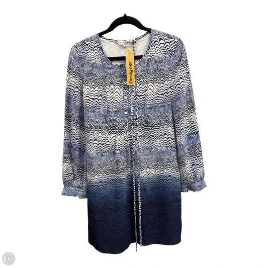 Dress Casual Short By Trina Turk In Blue & White, Size: 0