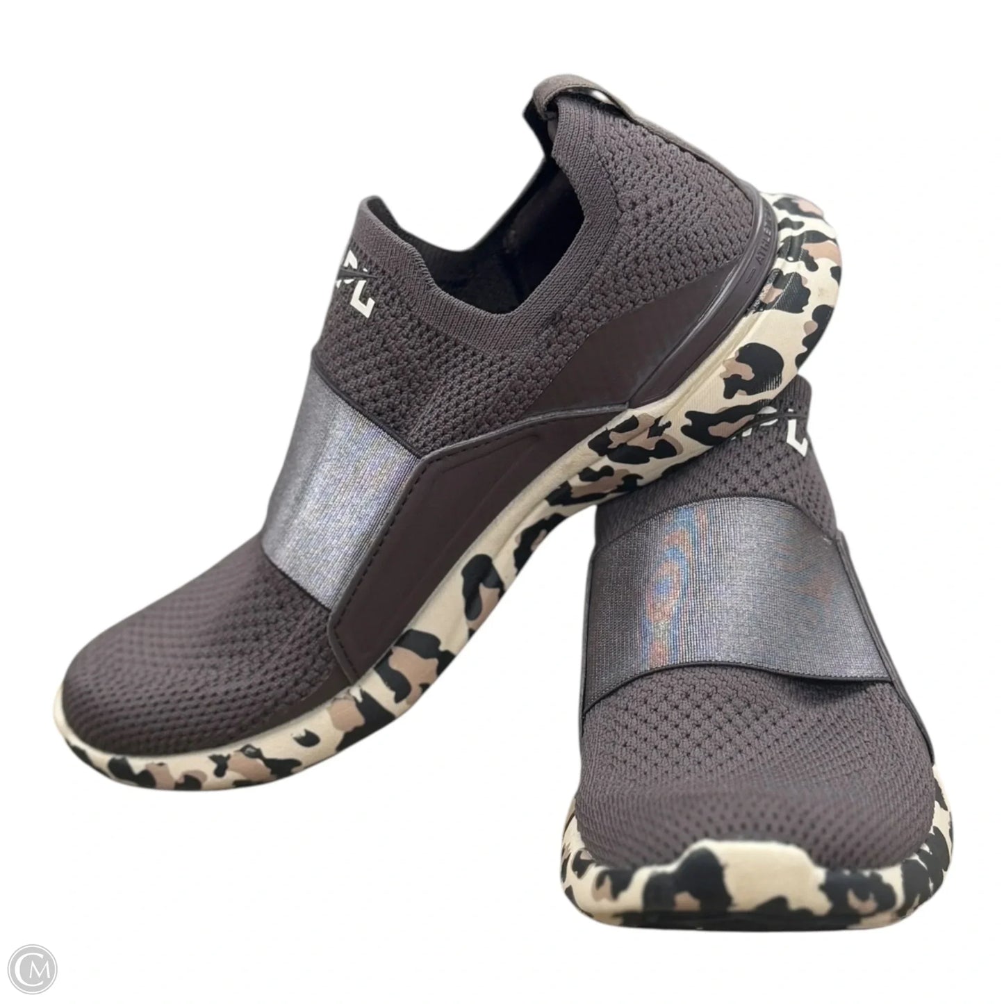 Shoes Designer By Apl In Animal Print, Size: 6.5