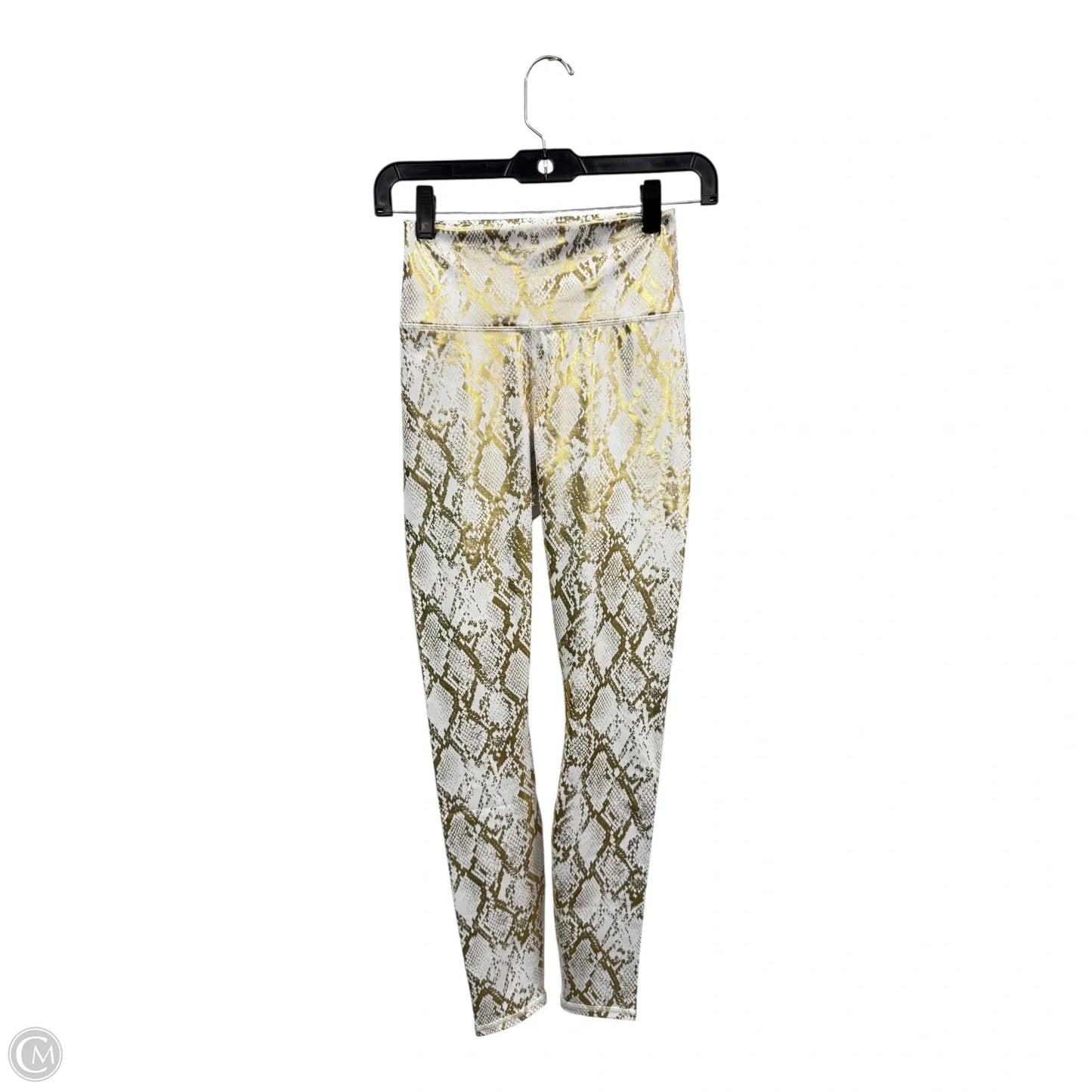 Athletic Leggings By Fabletics In Snakeskin Print, Size: Xs