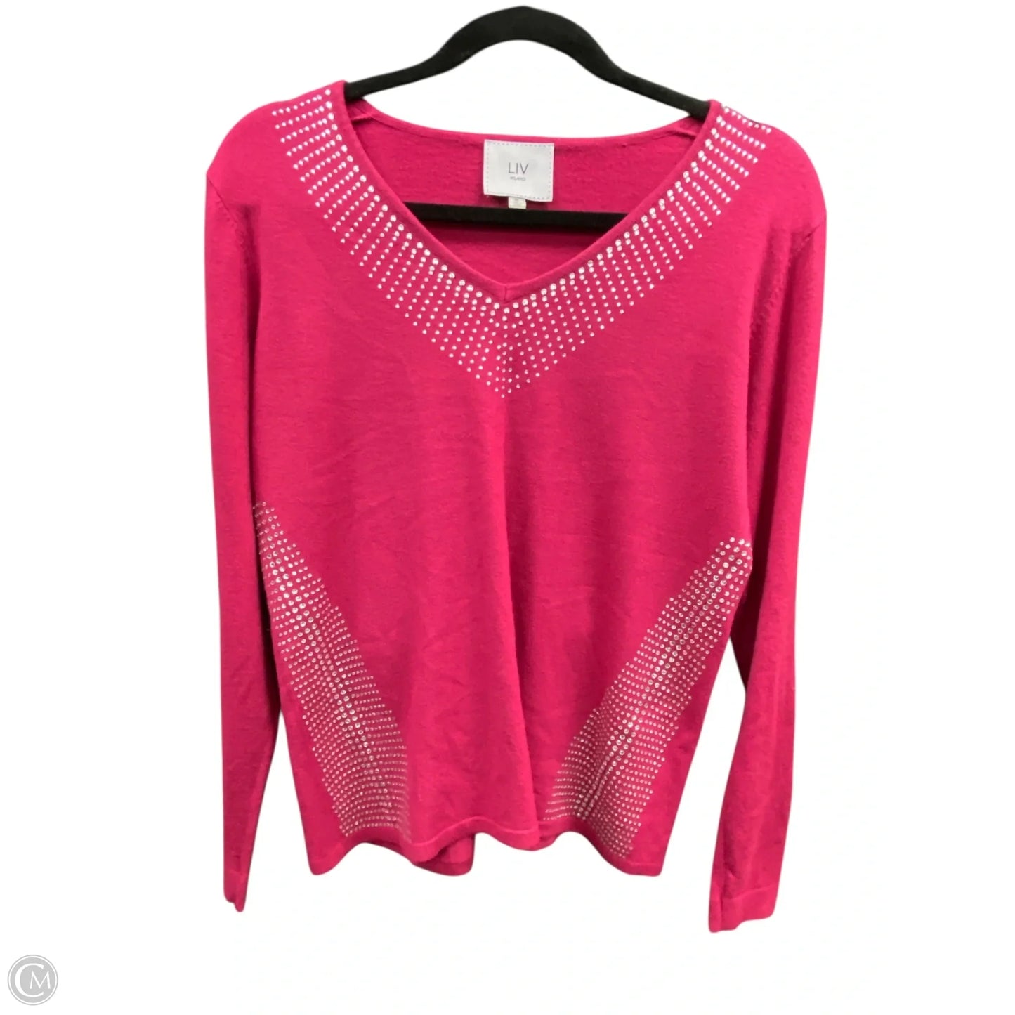 Sweater By Clothes Mentor In Pink, Size: S