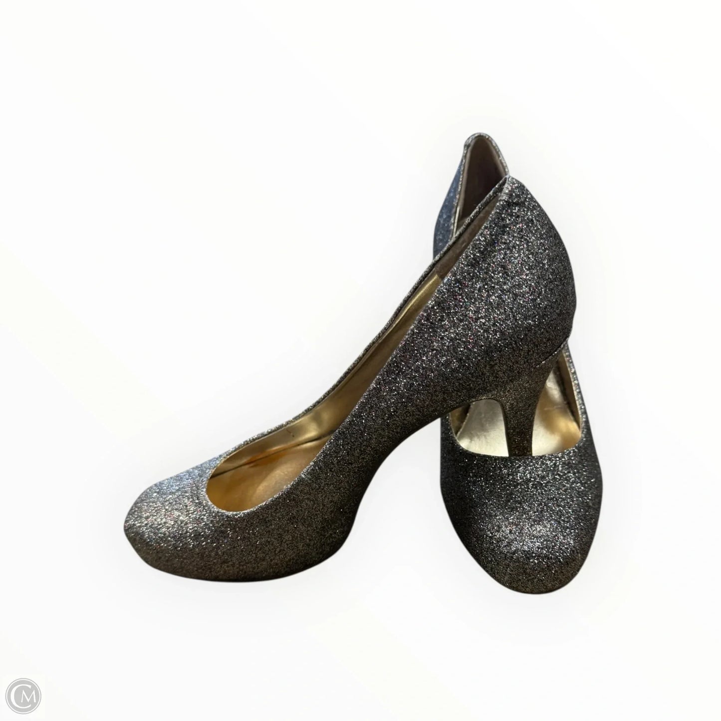 Shoes Heels Stiletto By Madden Girl In Gold, Size: 6