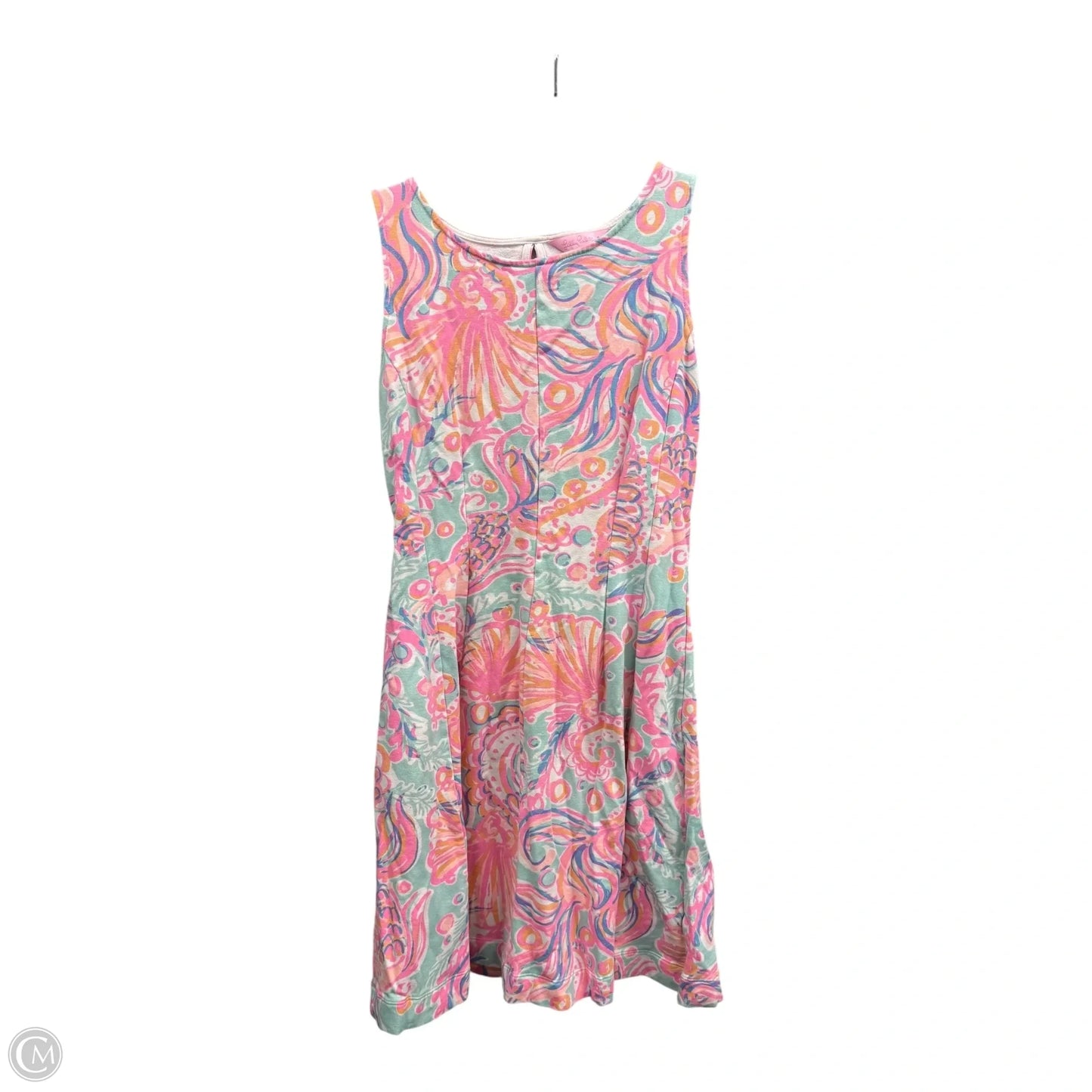 Dress Designer By Lilly Pulitzer In Green & Pink, Size: Xs