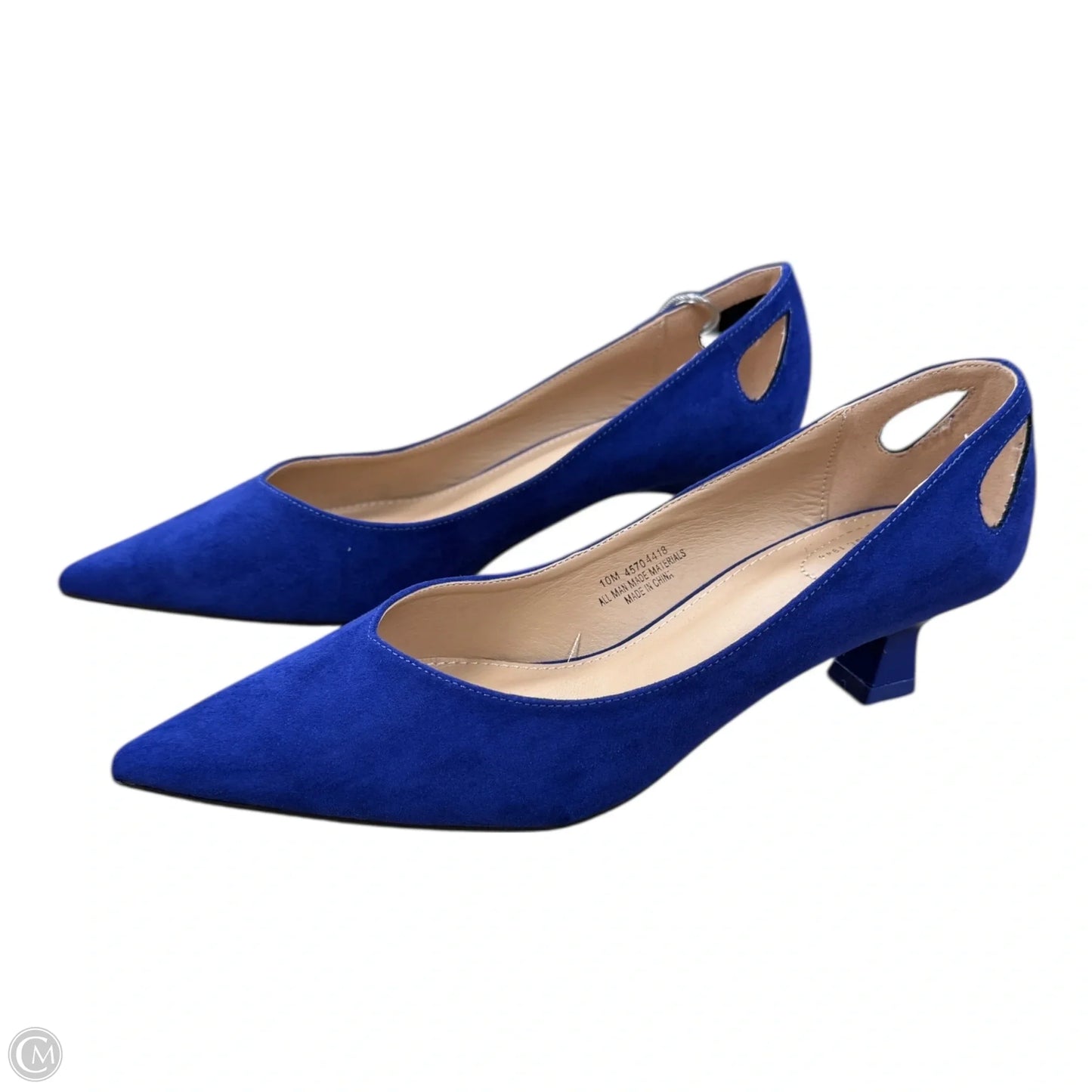 Shoes Heels Kitten By Cato In Blue, Size: 10