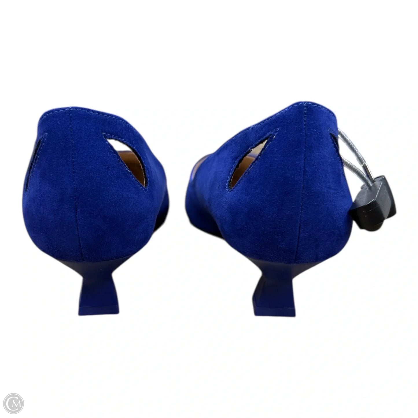 Shoes Heels Kitten By Cato In Blue, Size: 10