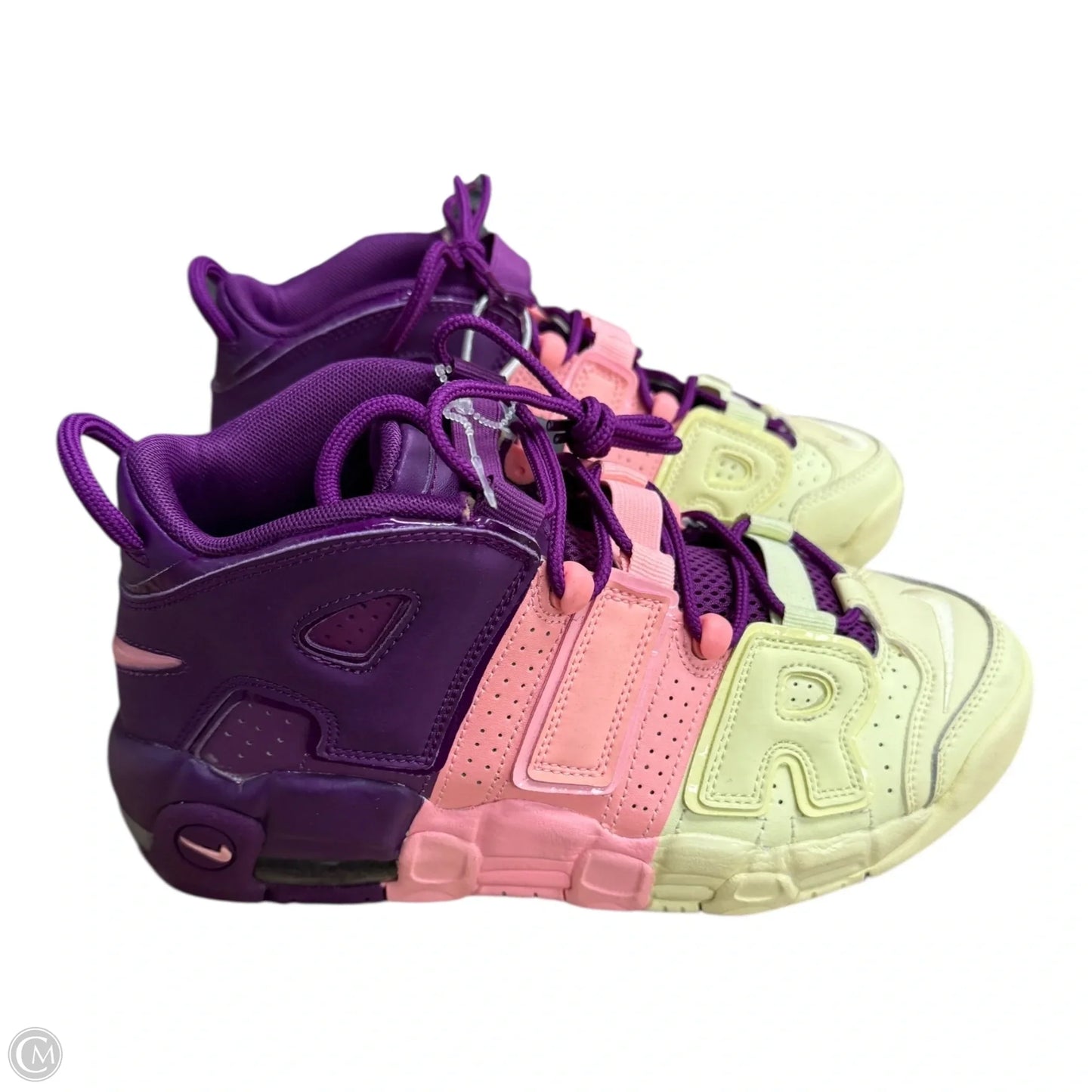 Shoes Athletic By Nike In Purple & Yellow, Size: 8