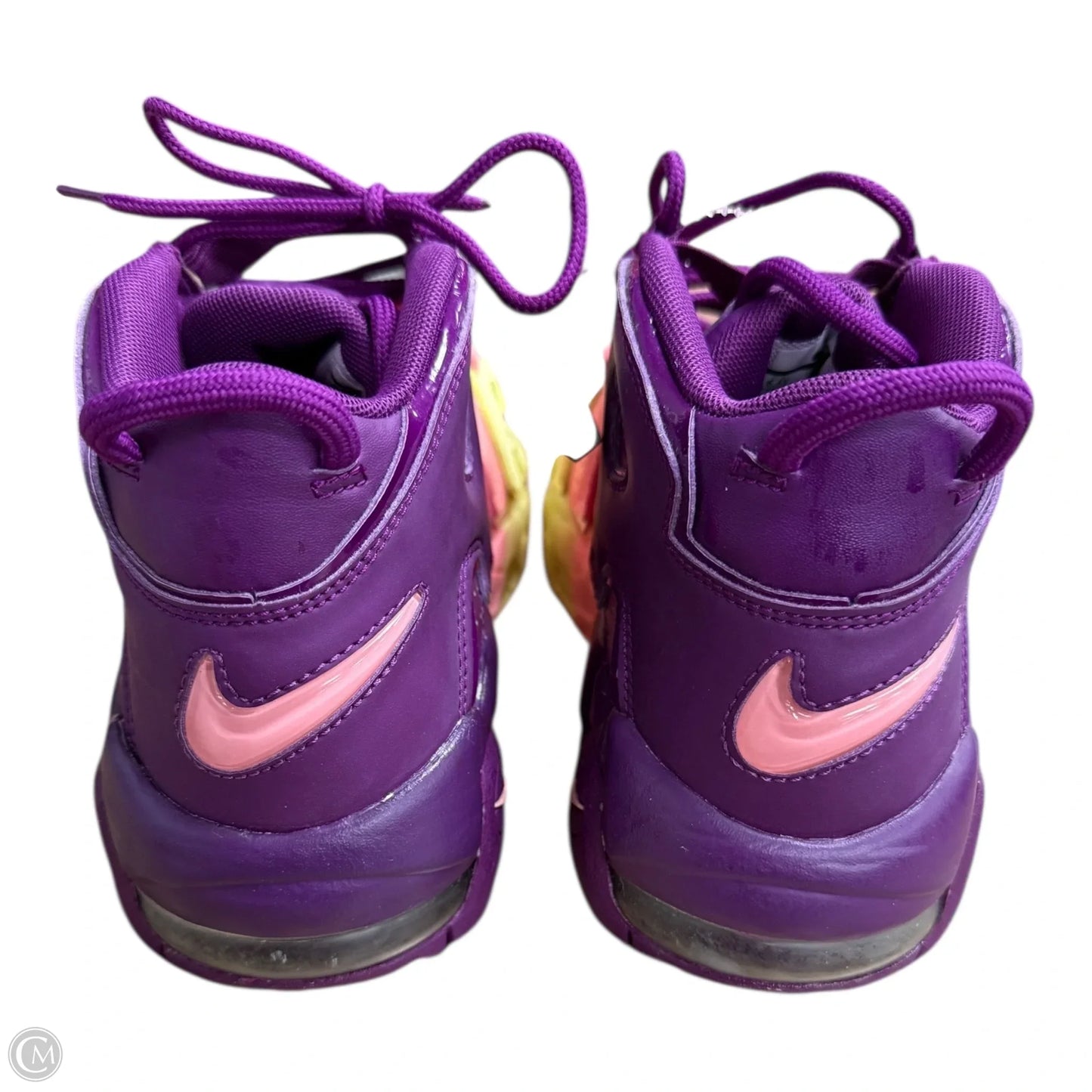 Shoes Athletic By Nike In Purple & Yellow, Size: 8