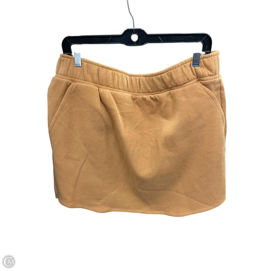 Skirt Mini & Short By Wild Fable In Bronze, Size: Xxl