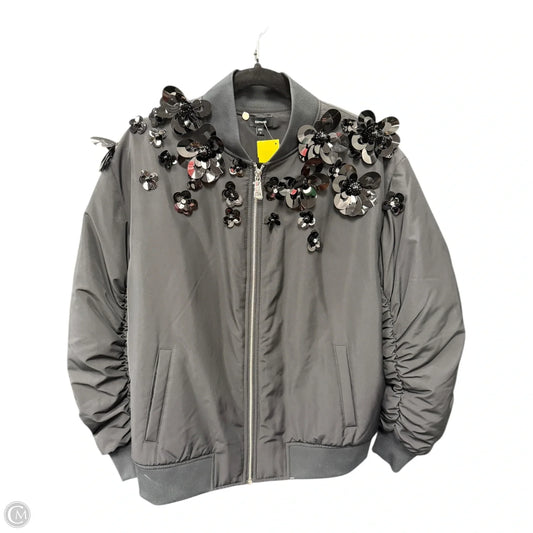 Jacket Puffer & Quilted By Express In Black, Size: M