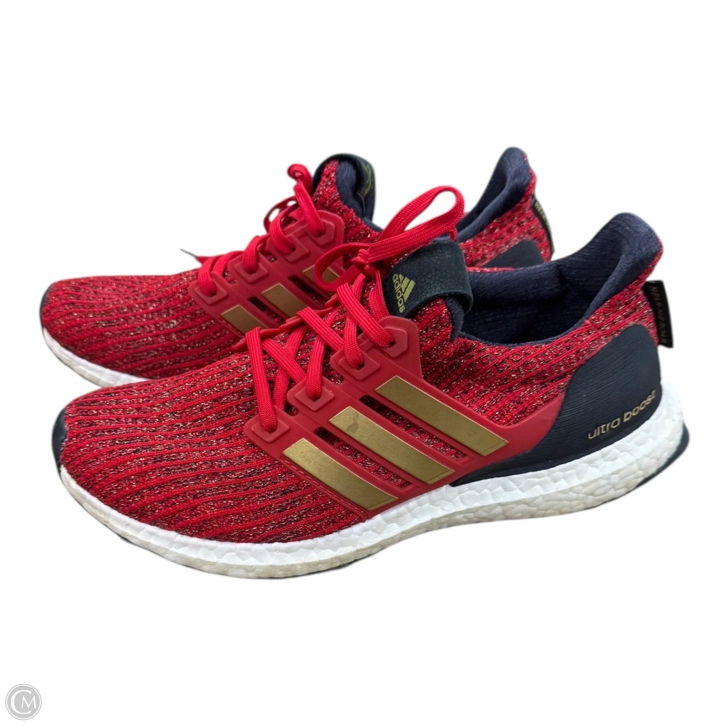 Shoes Athletic By Adidas In Gold & Red, Size: 7.5