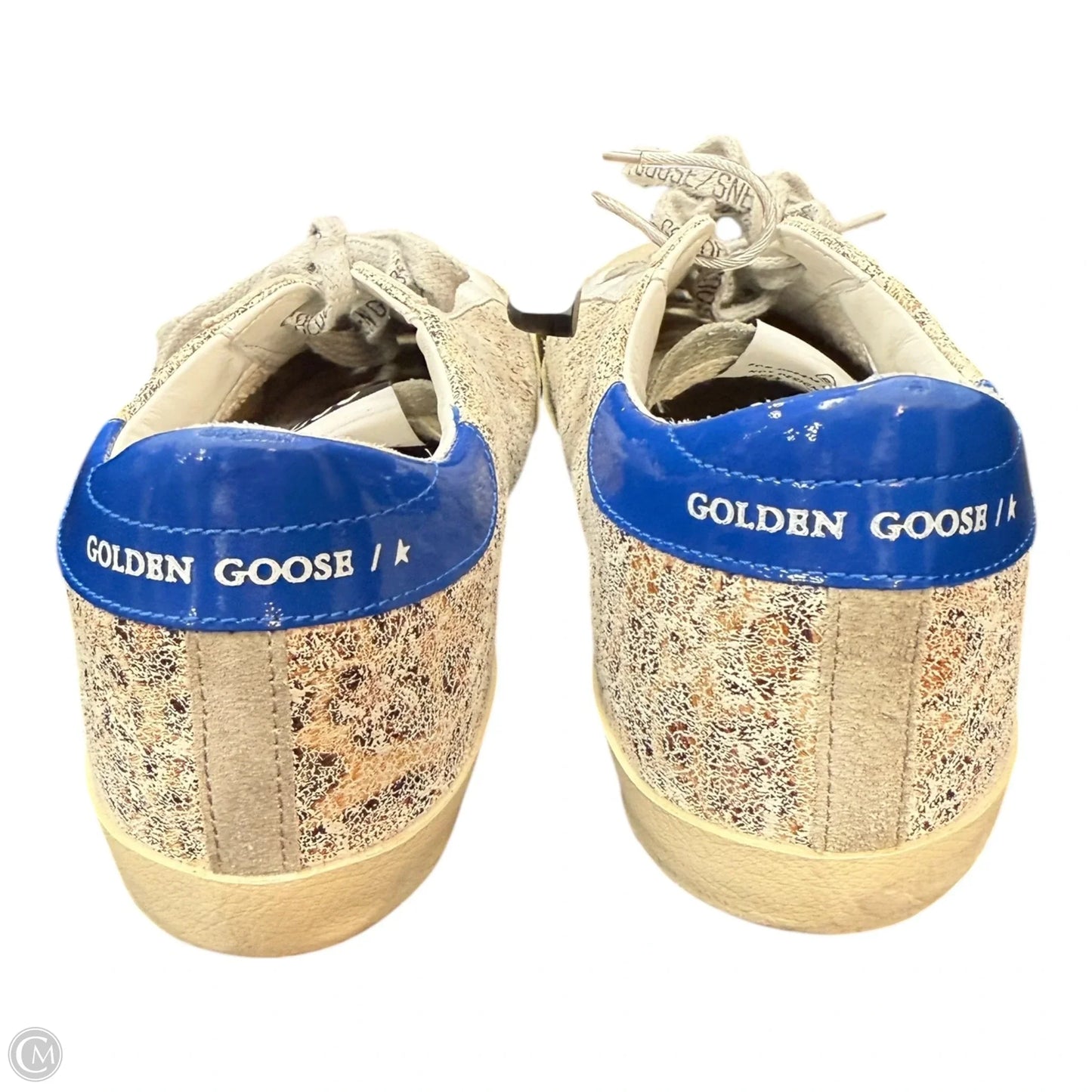 Shoes Luxury Designer By Golden Goose In Blue & Pink, Size: 6.5