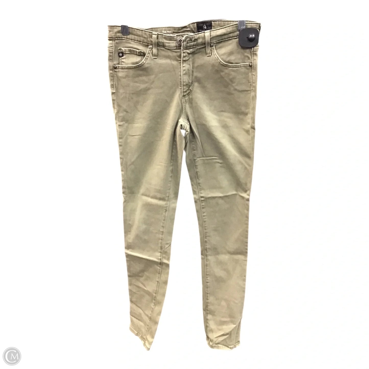 Jeans Skinny By Ag Jeans In Green, Size: 2