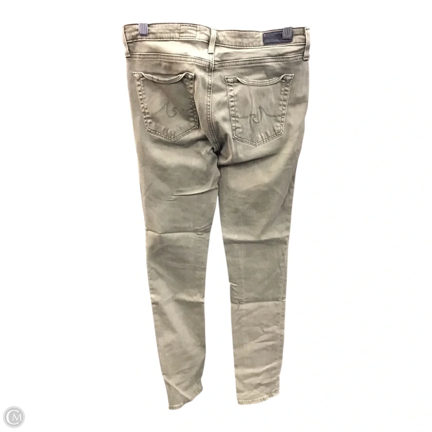 Jeans Skinny By Ag Jeans In Green, Size: 2