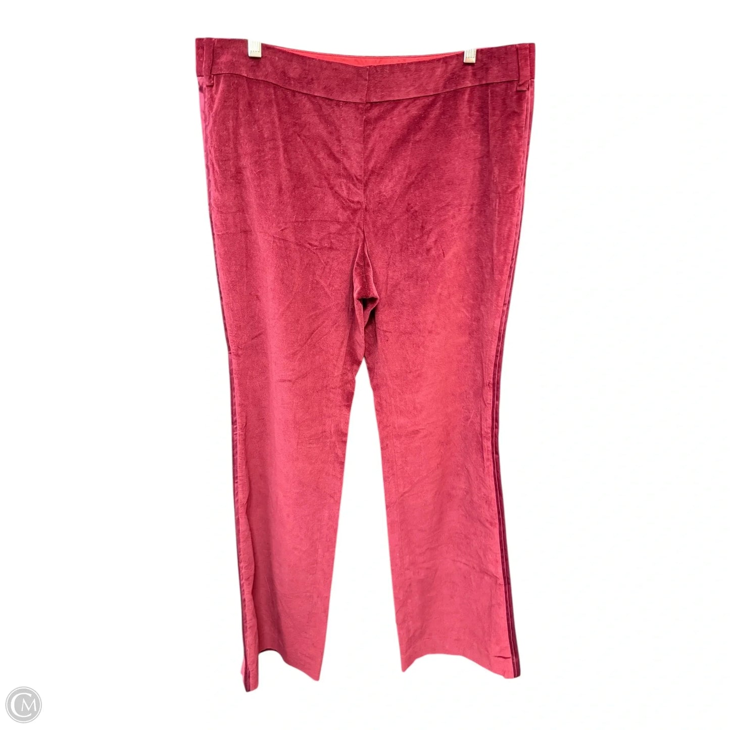Pants Designer By Tory Burch In Maroon, Size: 14