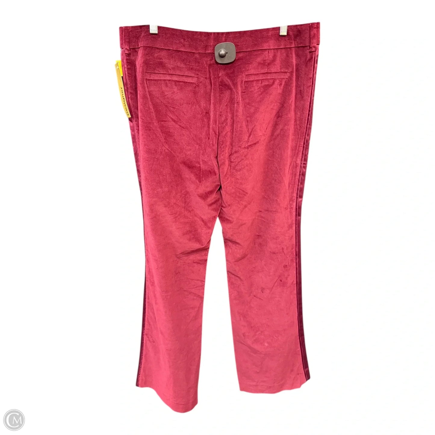 Pants Designer By Tory Burch In Maroon, Size: 14