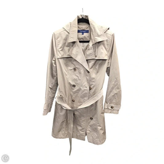 Coat Trench Coat By Cole-haan In Tan, Size: L