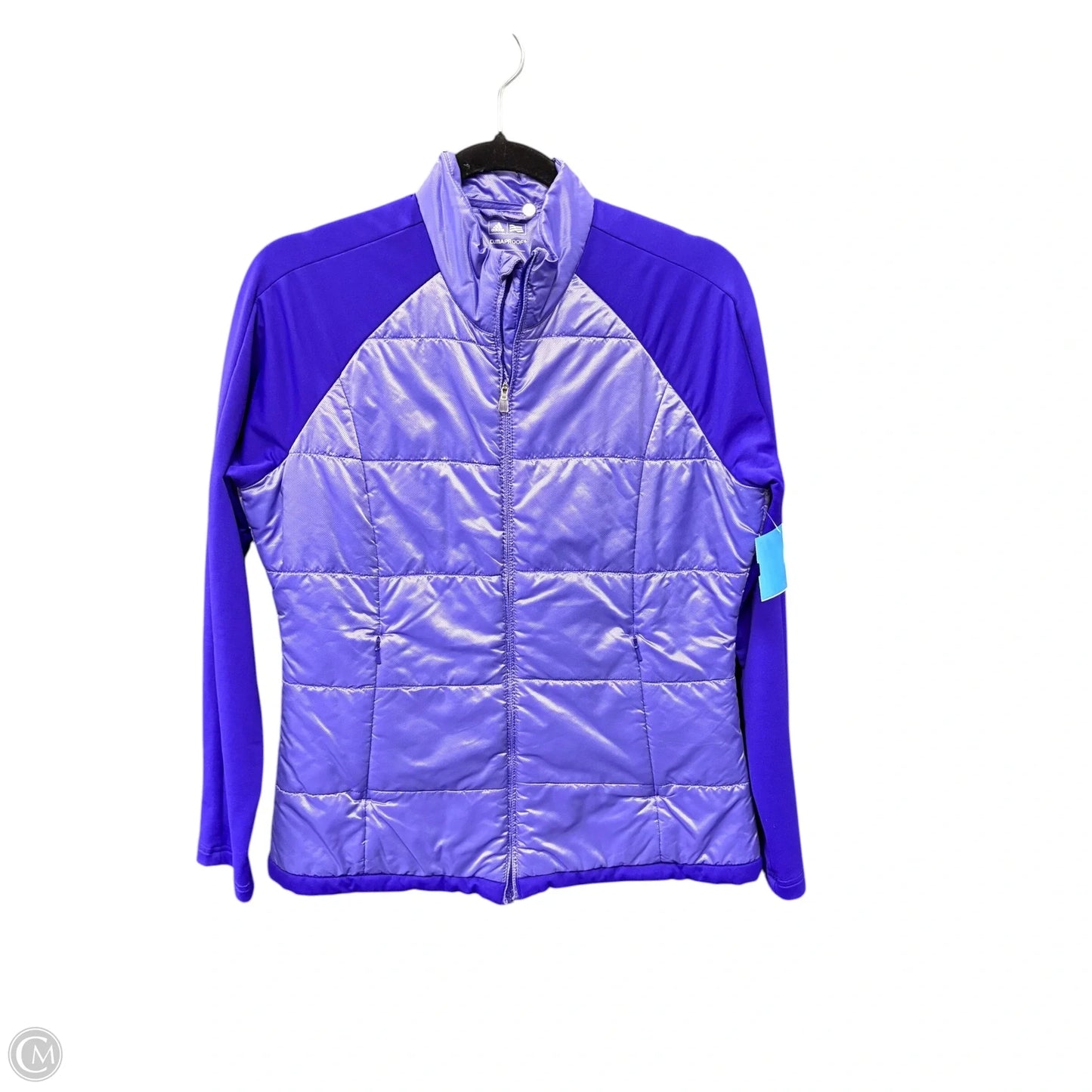 Jacket Puffer & Quilted By Adidas In Purple, Size: S
