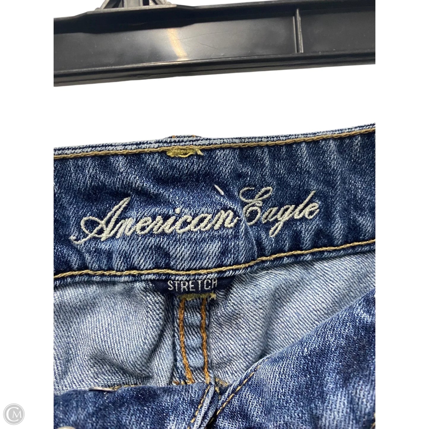 Jeans Boot Cut By American Eagle In Blue Denim, Size: 10