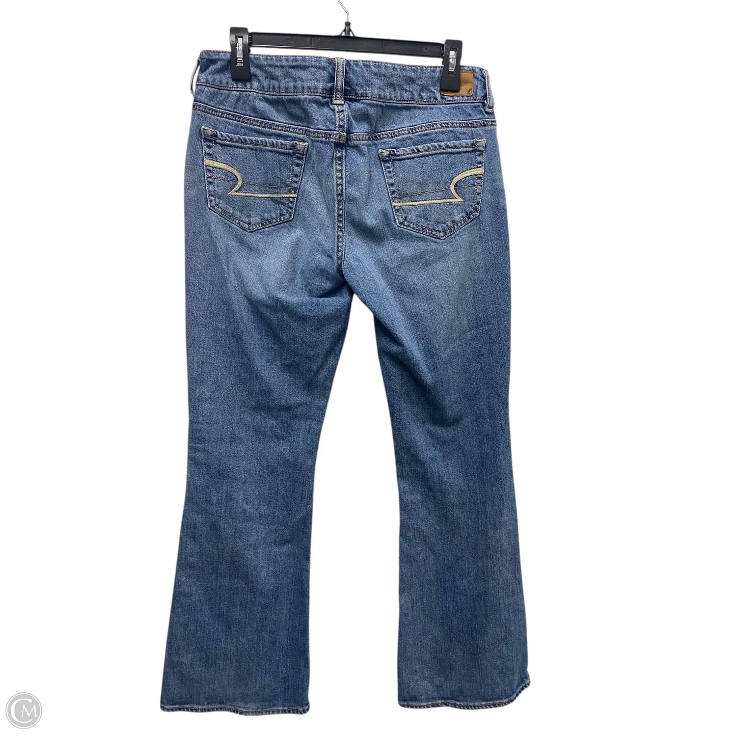 Jeans Boot Cut By American Eagle In Blue Denim, Size: 10