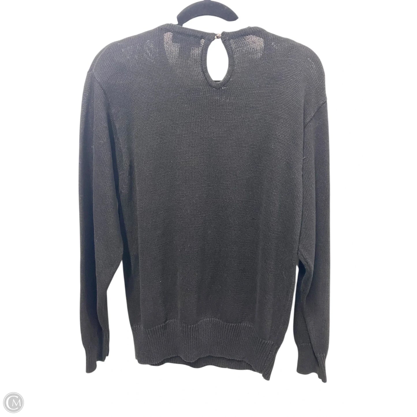 Sweater By Clothes Mentor In Black & Red, Size: M