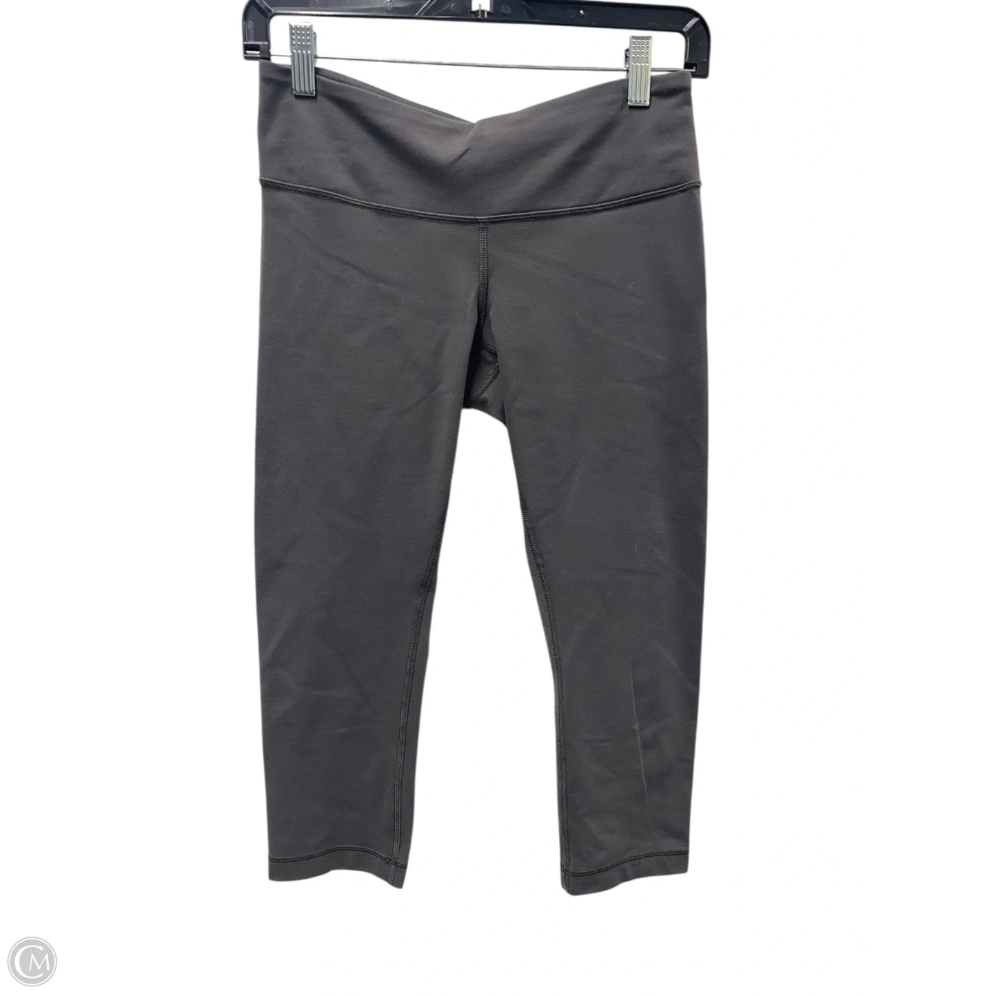 Athletic Leggings Capris By Lululemon In Grey, Size: 6