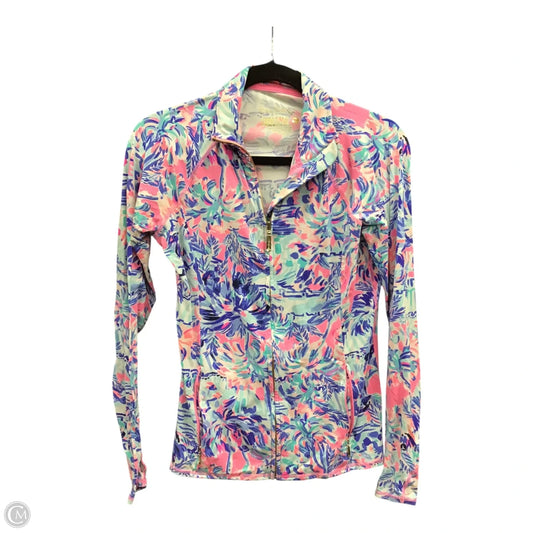 Jacket Designer By Lilly Pulitzer In Blue & Pink, Size: S