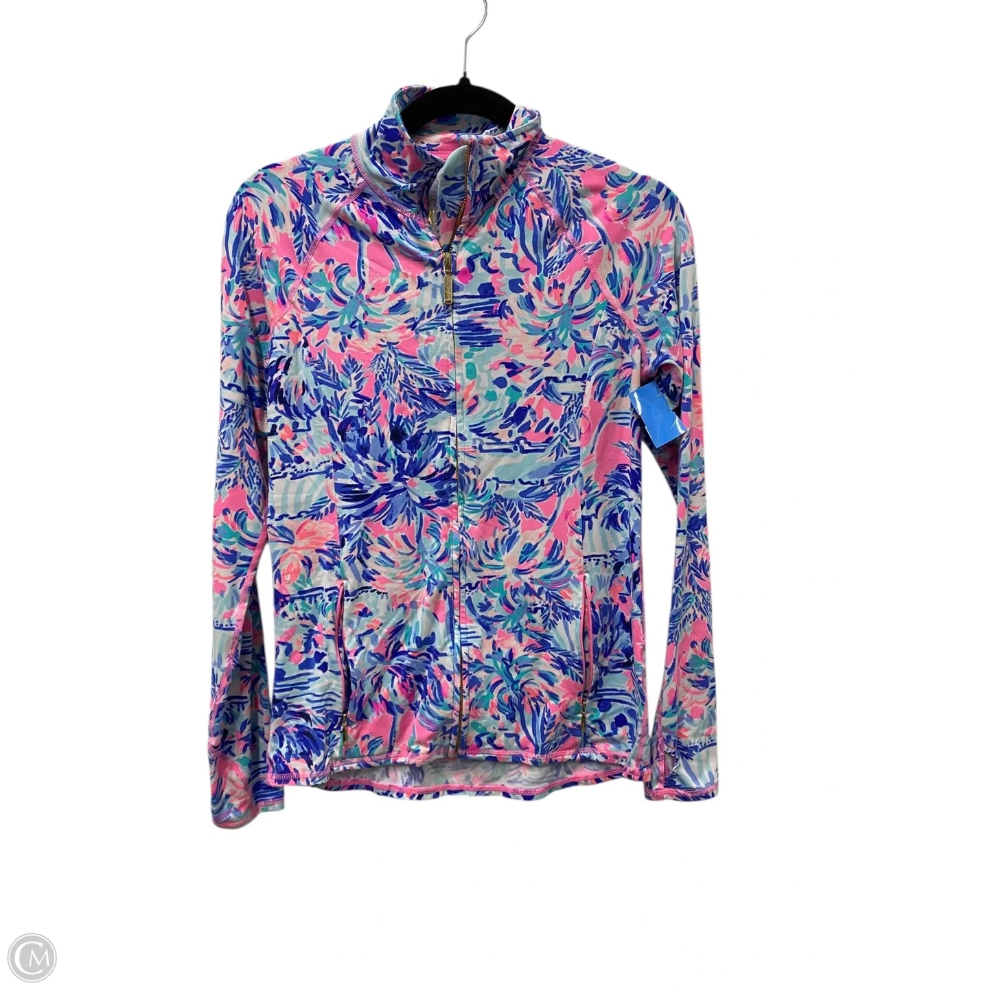 Jacket Designer By Lilly Pulitzer In Blue & Pink, Size: S