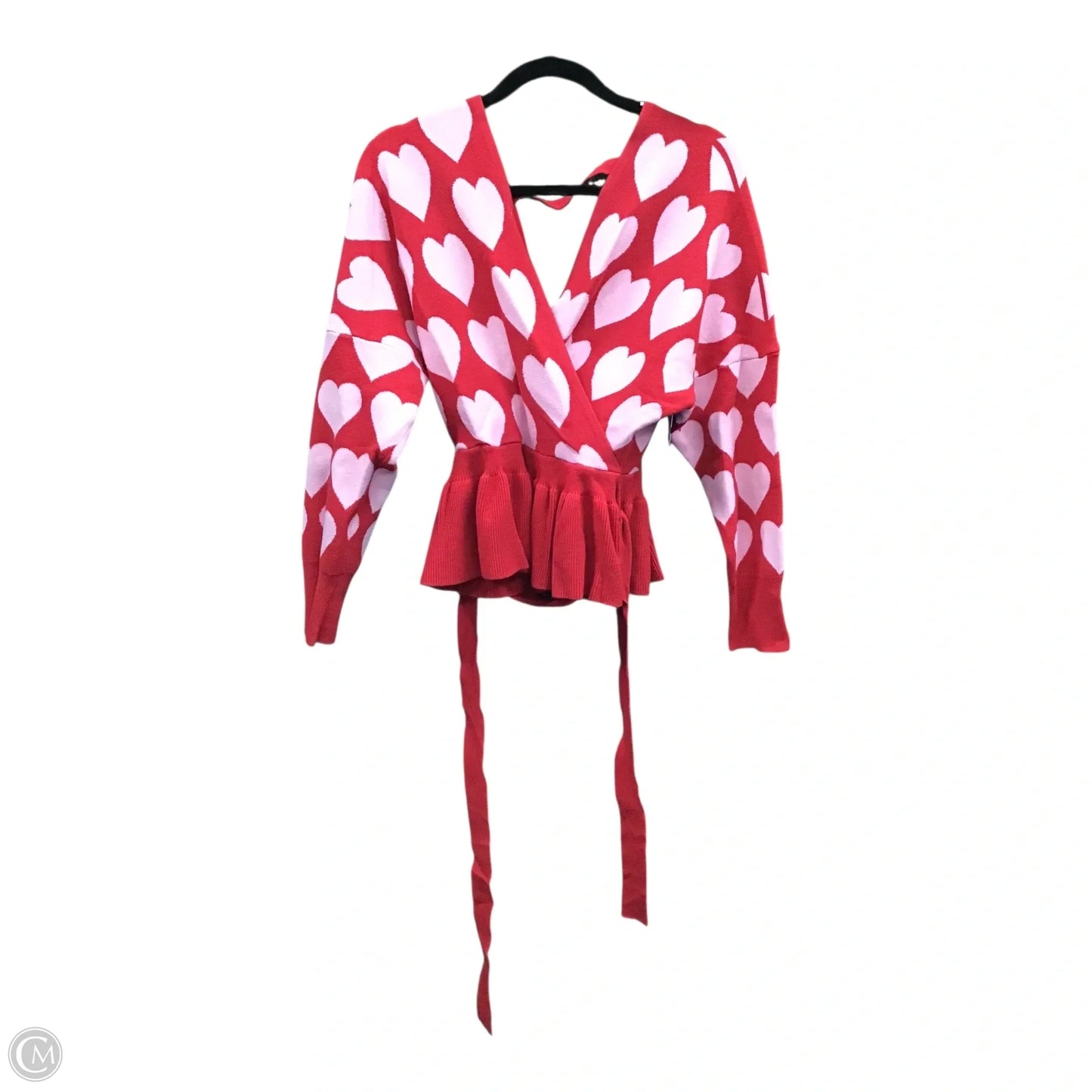 Sweater By Umgee In Pink & Red, Size: L