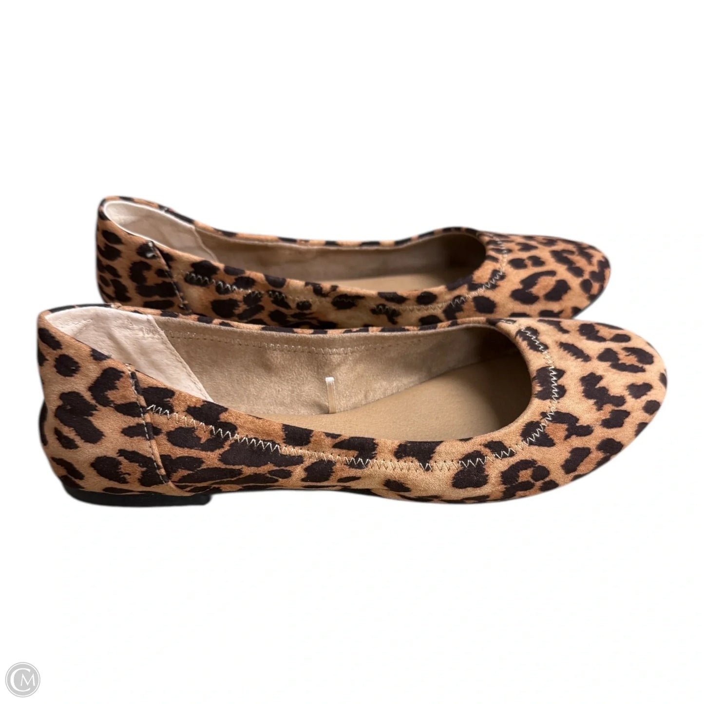 Shoes Flats By Amazon Essentials In Animal Print, Size: 7
