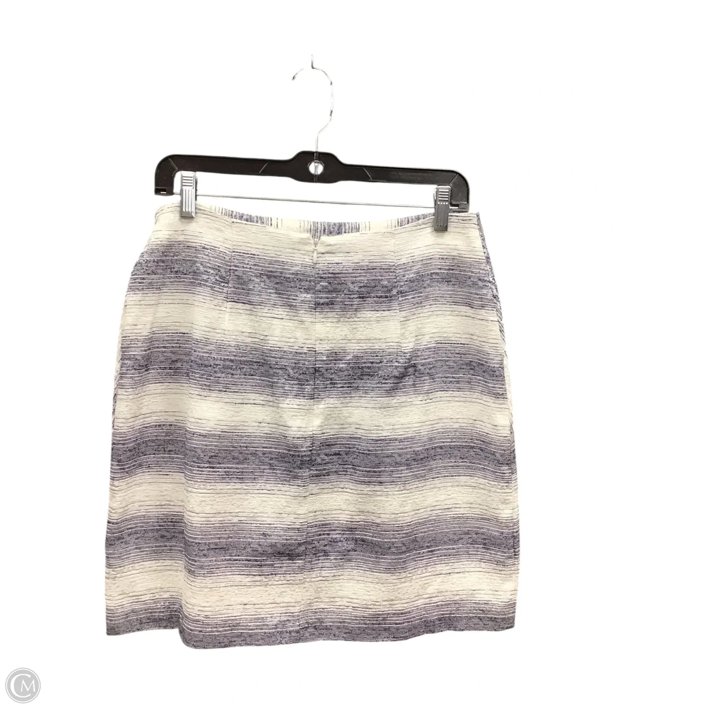 Skirt Mini & Short By Hutch In Blue & White, Size: M