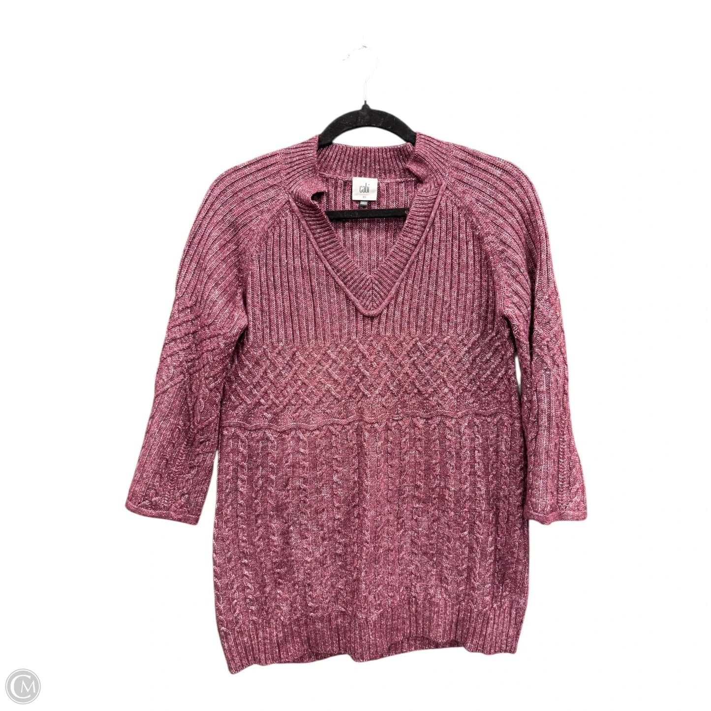 Sweater By Cabi In Maroon, Size: Xs