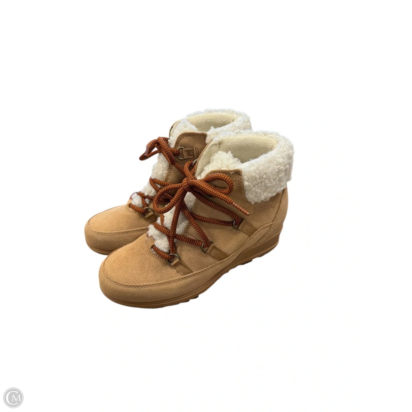 Boots Ankle Flats By Sorel In Tan, Size: 8