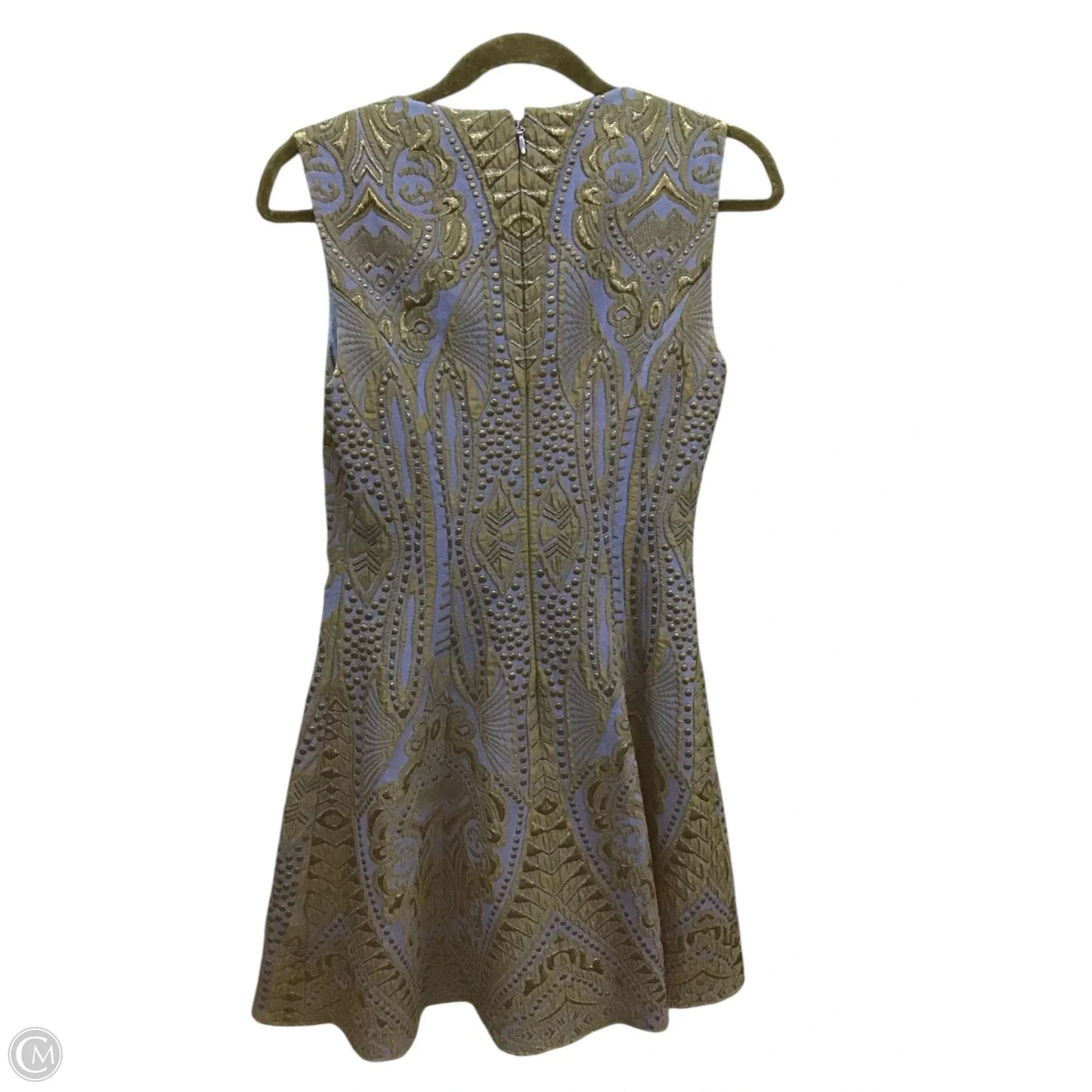 Dress Party Short By Bcbgmaxazria In Black & Blue, Size: 6