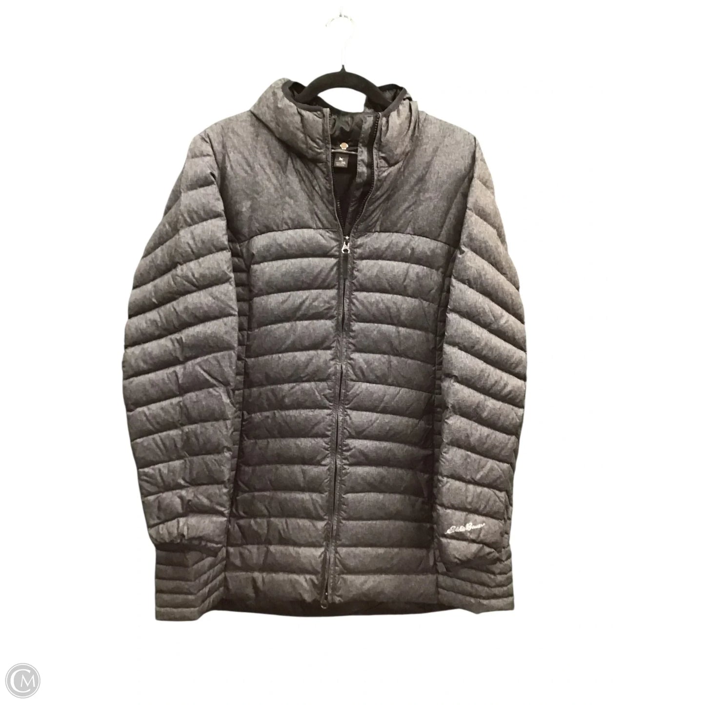 Jacket Puffer & Quilted By Eddie Bauer In Grey, Size: 2x